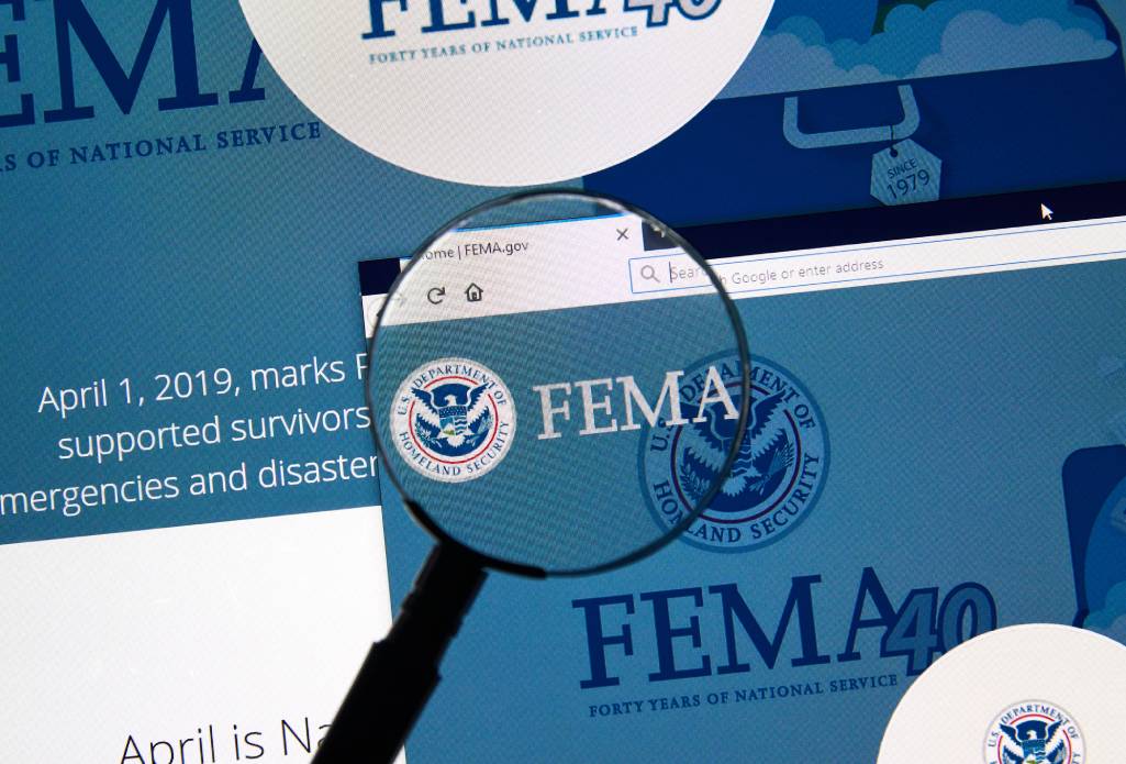 Registration for FEMA disaster relief contracts with the U.S. government.