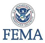 The Federal Emergency Management Agency (FEMA) Logo. We assist businesses and non-profits with registering with FEMA.