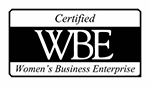 Women's Business Enterprise (WBE) Certificate Logo.